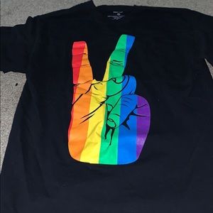 Peace sign rainbow